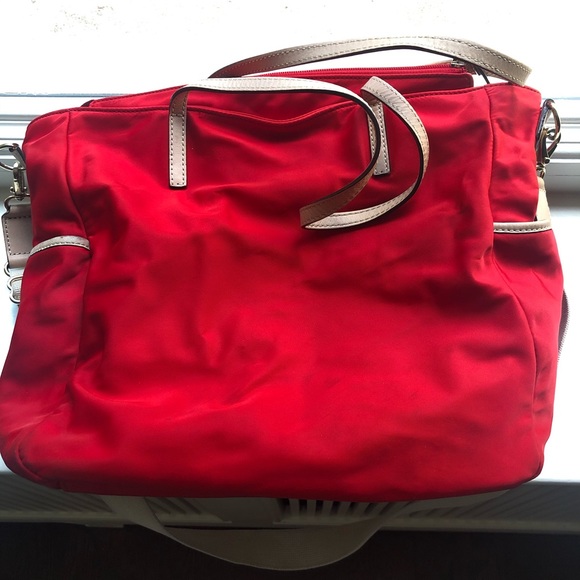Authentic red and beige Kate Spade Diaper Bag - Picture 3 of 6